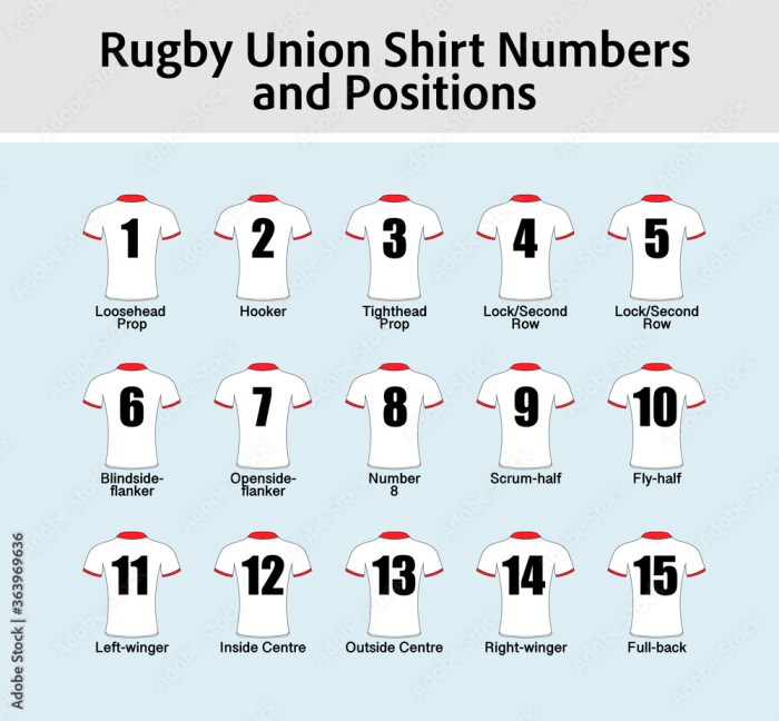 What are the rugby positions