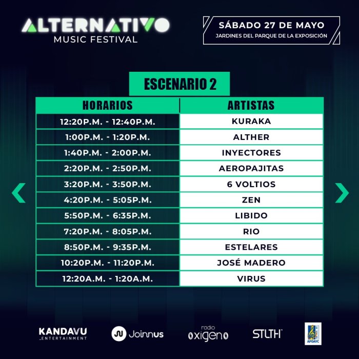 Gomez tempest Horários alternativos para shows de música de luta
