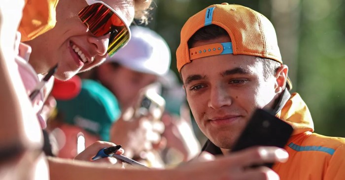 Impacto mídia social no desempenho Lando Norris
