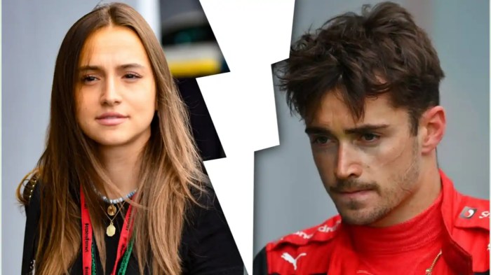 Lista de namoradas de charles leclerc piloto de f1 ferrari