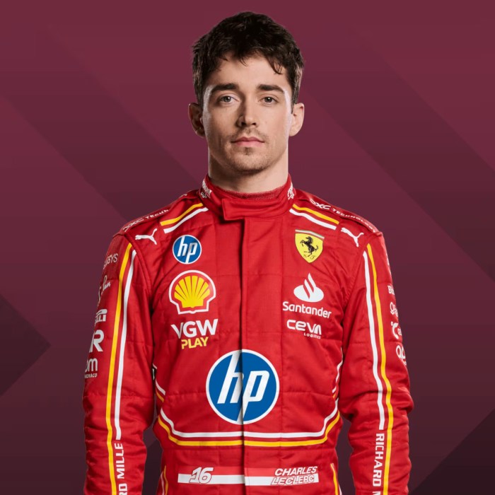 Relacionamentos passados de charles leclerc piloto de f1 ferrari