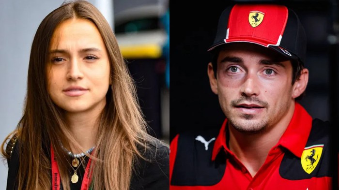 Lista completa de ex-namoradas de charles leclerc piloto de f1