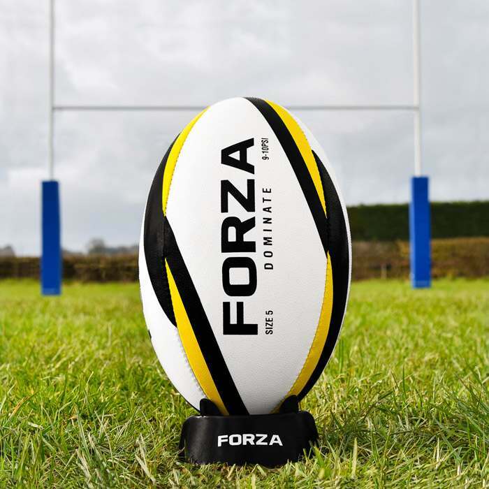 Do rugby balls have laces