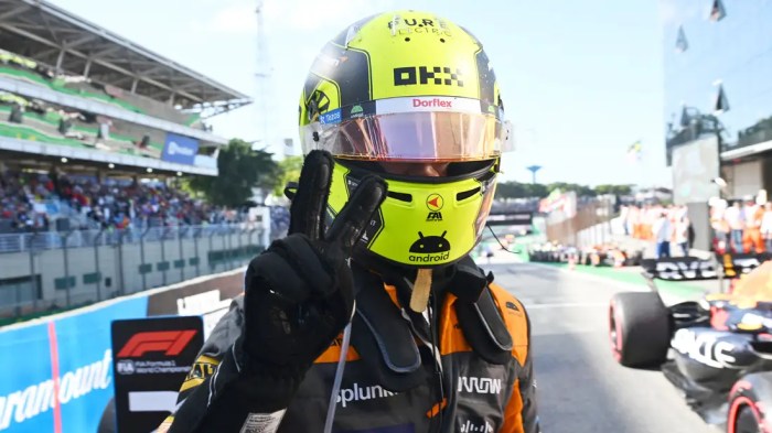 Influência Lando Norris GP Brasil nas classificações