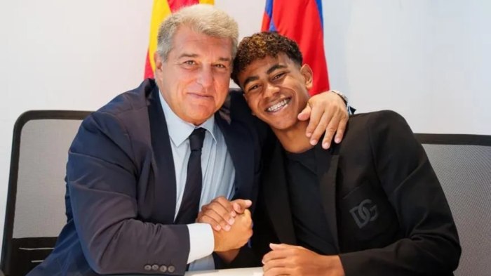 Disputas ou controvérsias contrato Lamine Yamal
