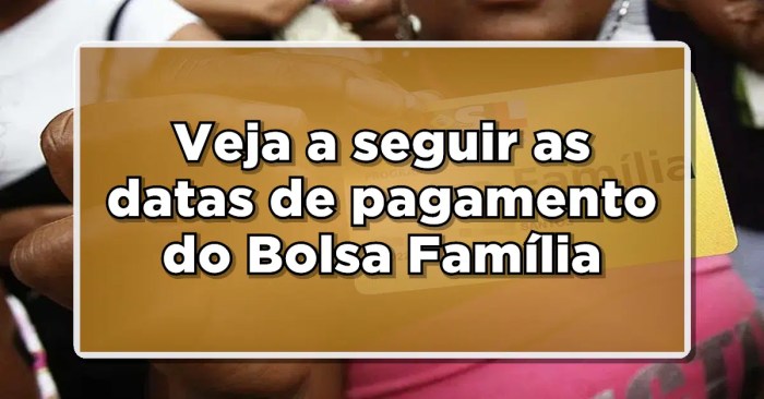 Calendário Bolsa Família de março - Confira as datas de pagamento e valores Calendário Bolsa Família de março - Confira as datas de pagamento e valores