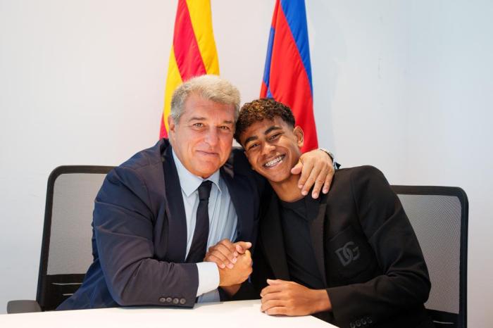 Situação atual contrato Lamine Yamal Barcelona