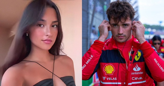 Charles Leclerc and new girlfriend spotted on yacht during F1 summer ... Quem são as namoradas de charles leclerc ao longo dos anos f1