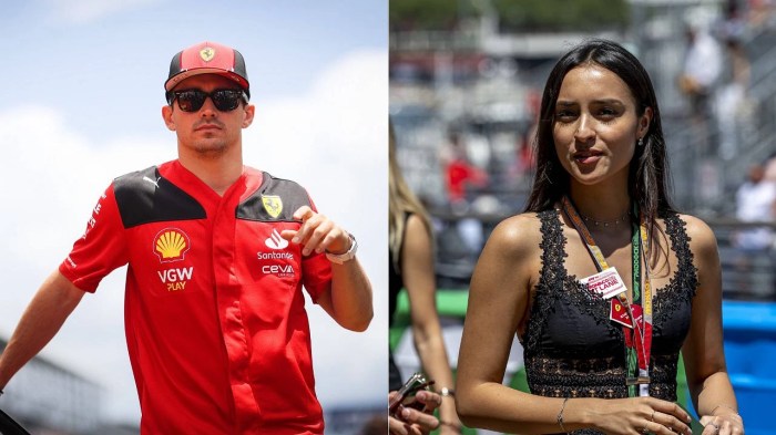Lista completa de ex-namoradas de charles leclerc piloto de f1