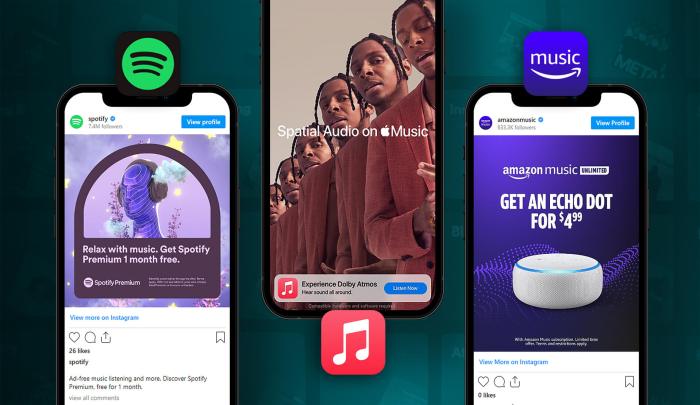 Music Streaming Logos: Popular Music Streaming Platforms Plataformas de streaming com shows de música de luta em português