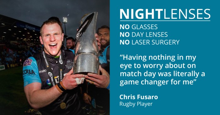 Chris Fusaro | Rugby Player | Night lenses changed my life! Chris Fusaro | Rugby Player | Night lenses changed my life!