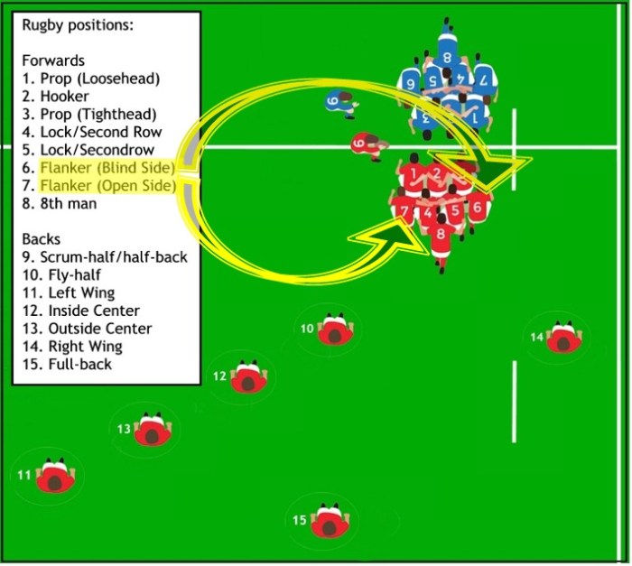 Does rugby have positions
