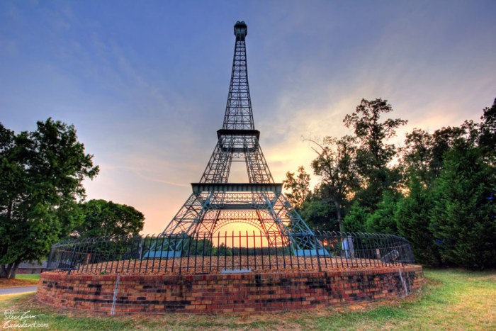 Tennessee eiffel places torre unis etats tennesse lesser known Lugares turísticos escondidos no Tennessee