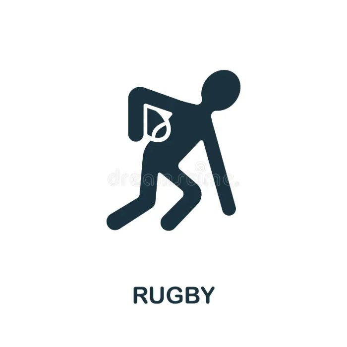 Can rugby stick on cement