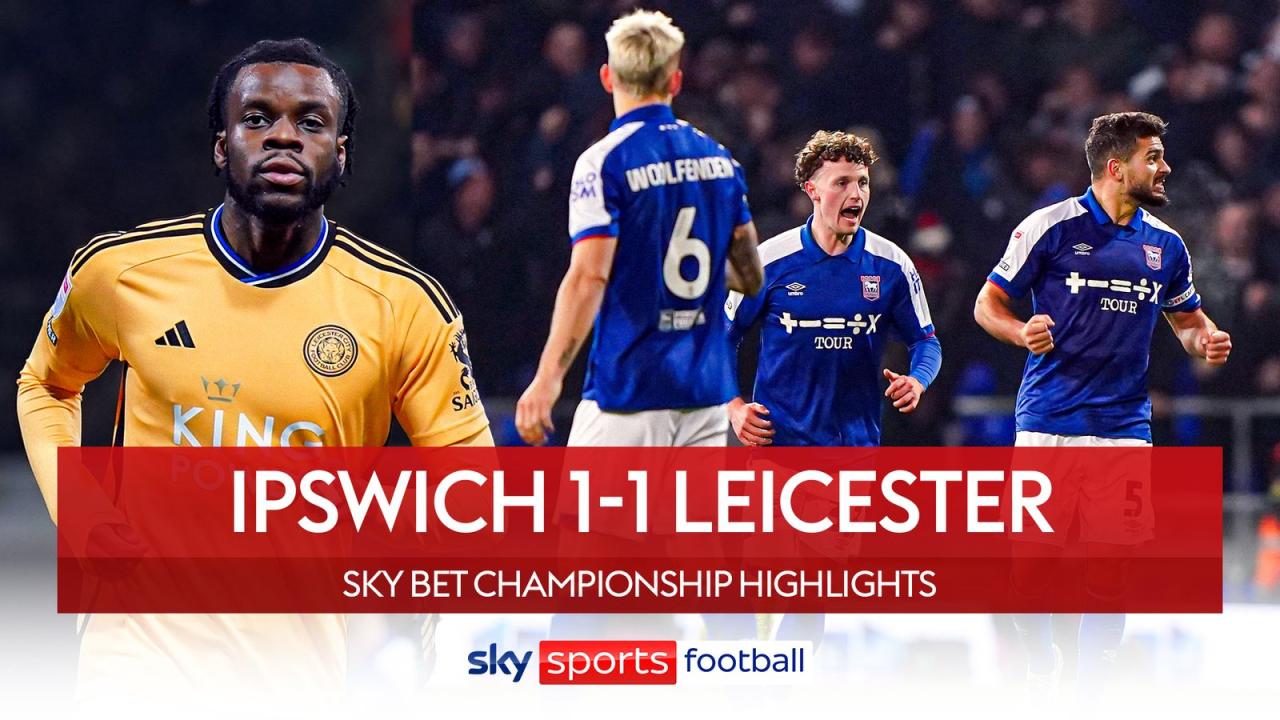 Possíveis substituições Leicester vs Ipswich