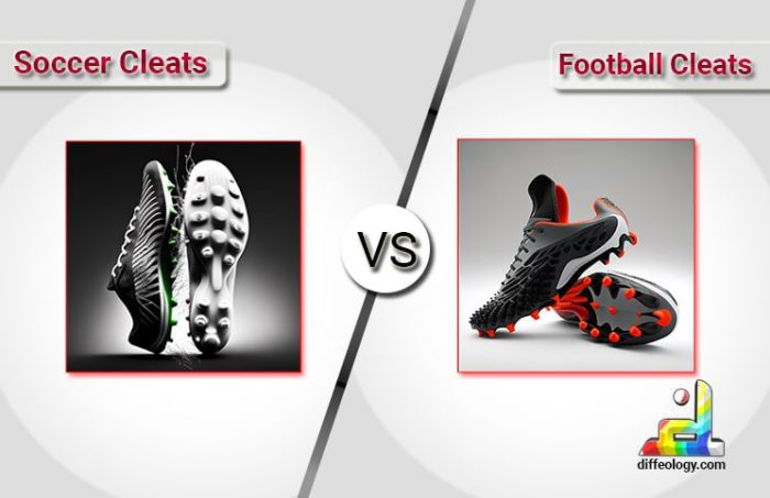 Are rugby cleats the same as soccer cleats