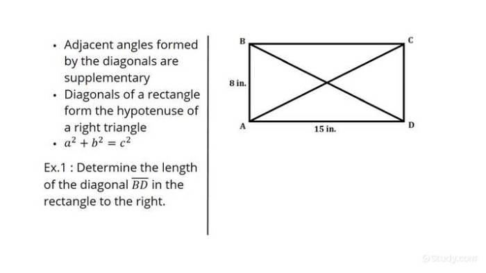 Dicas e truques para calcular a diagonal de um retângulo de forma eficiente.