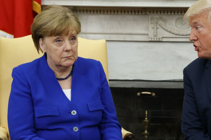 Photos of Ivanka Trump and German Chancellor Angela Merkel widely ... Photos of Ivanka Trump and German Chancellor Angela Merkel widely ...