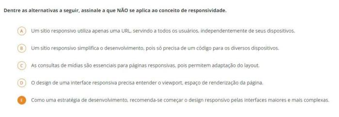 Dentre as alternativas a seguir, assinale a que NÃO se aplica ao ... Qual Das Alternativas A Seguir Apresenta Uma Igualdade Verdadeira?