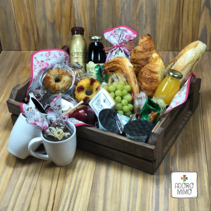 Adoro Mimo | Cesta de Café da Manhã para Casal Adoro Mimo | Cesta de Café da Manhã para Casal