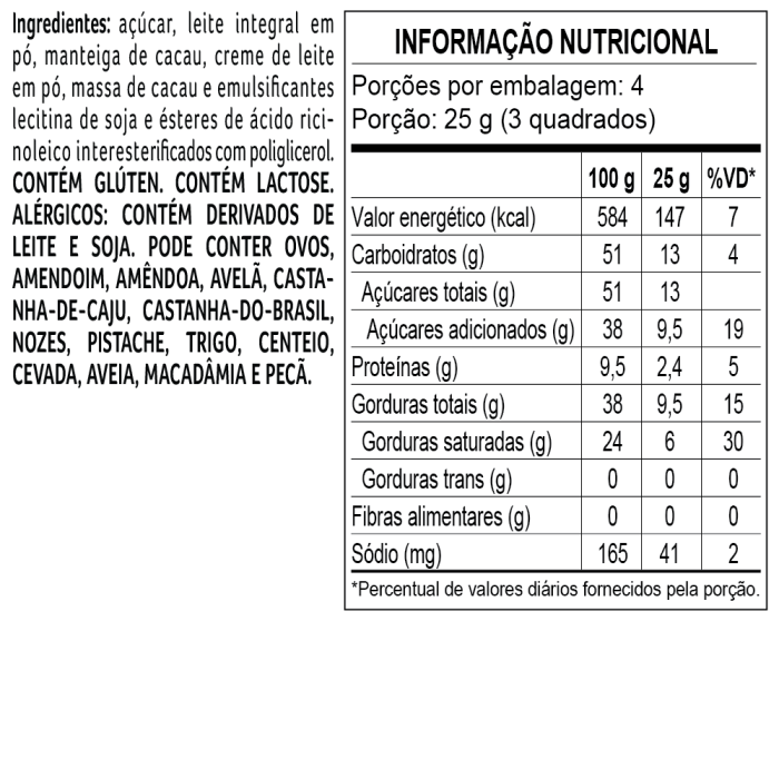 Tablete laCreme Gold de Chocolate Branco 100g | Loja Cacau Show Tablete laCreme Gold de Chocolate Branco 100g | Loja Cacau Show