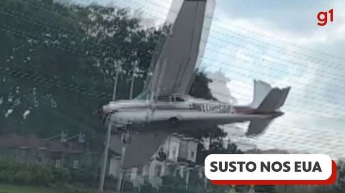 Vídeo registra queda de avião em uma avenida da Flórida | Mundo | G1 Acidente De Avião Hoje
