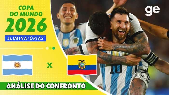 Vídeo: Argentina x Equador: saiba tudo sobre o jogo da 1ª rodada das ... Vídeo: Argentina x Equador: saiba tudo sobre o jogo da 1ª rodada das ...