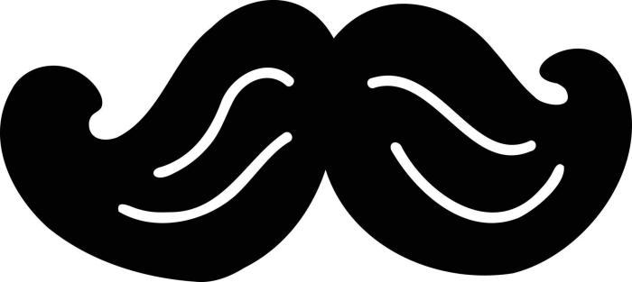 Bigode falso isolado no fundo branco. | Foto Premium Bigode Falso