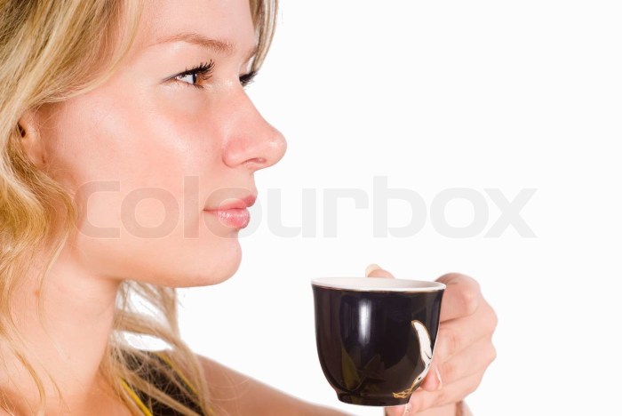 Girl with cup | Stock image | Colourbox Girl with cup | Stock image | Colourbox