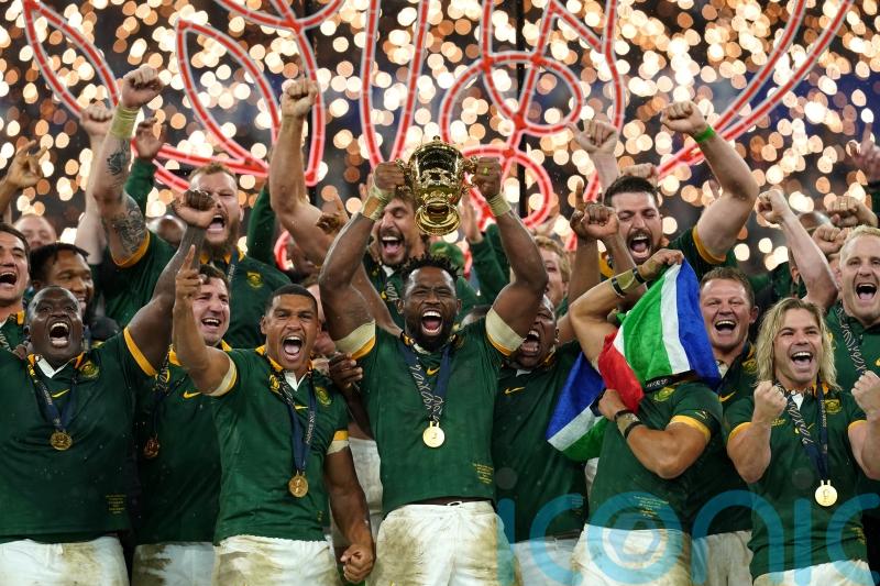 How many times has South Africa won the rugby world cup?
