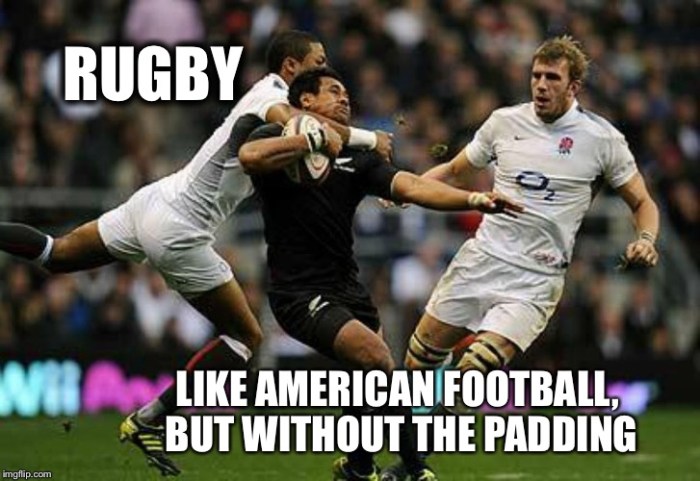 Is rugby just like football?