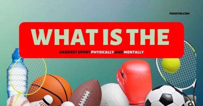 What's the hardest sport to play?