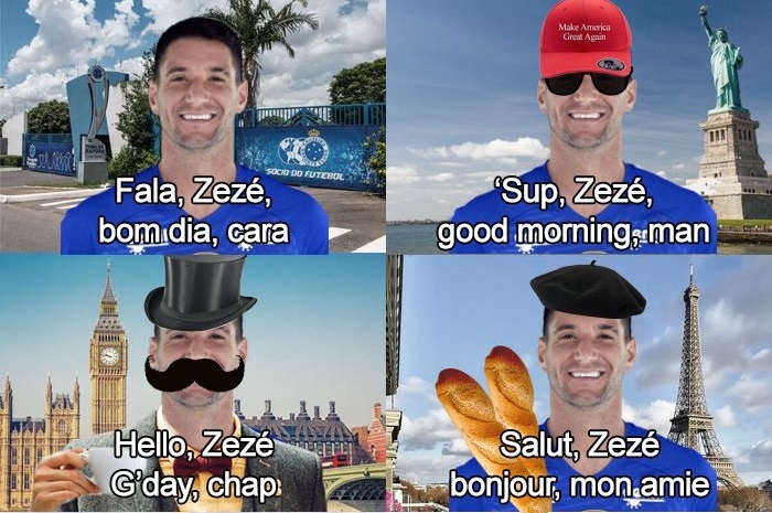 “Fala, Zezé! Bom dia, cara”! Memes com áudio de Thiago Neves bombam na ... “Fala, Zezé! Bom dia, cara”! Memes com áudio de Thiago Neves bombam na ...