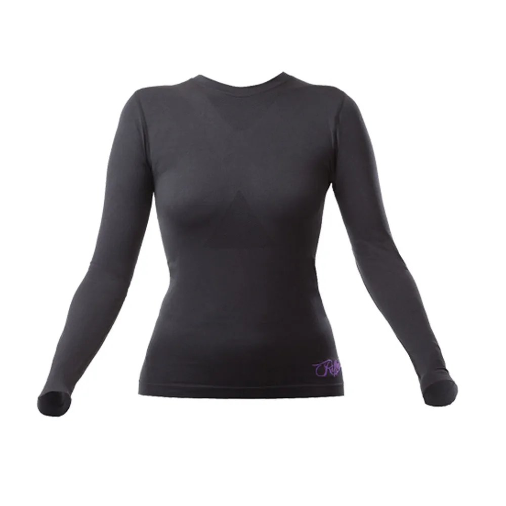 Conjunto Segunda Pele Calça e Blusa Preta Feminina - Riffel - MOTO BR Conjunto Segunda Pele Calça e Blusa Preta Feminina - Riffel - MOTO BR