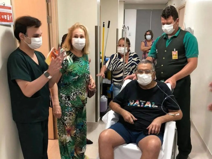 Cláudio Porpino recebe alta após quase quatro meses internado ... Cláudio Porpino recebe alta após quase quatro meses internado ...