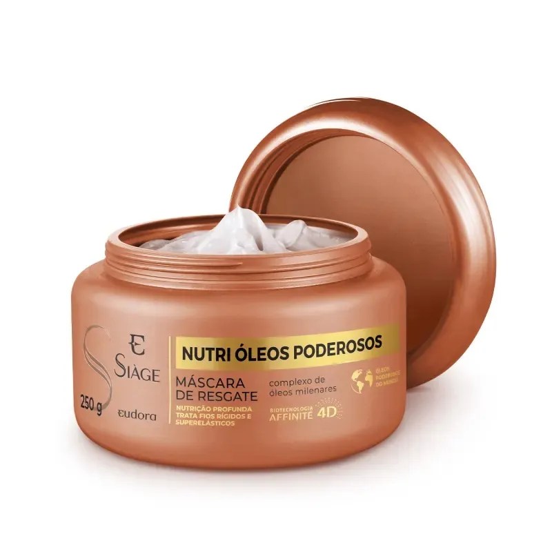 Máscara Capilar Siàge Nutri Óleos Poderosos 250g Eudora - Sacolão.com Máscara Capilar Siàge Nutri Óleos Poderosos 250g Eudora - Sacolão.com