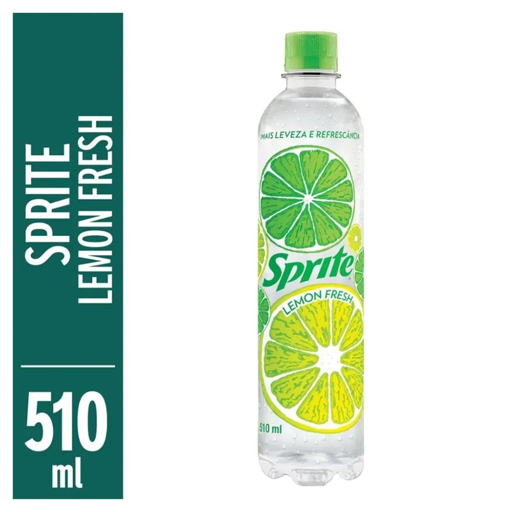 Refrigerante Sprite Lemon Fresh Zero Açúcar 510ml - comper Refrigerante Sprite Lemon Fresh Zero Açúcar 510ml - comper