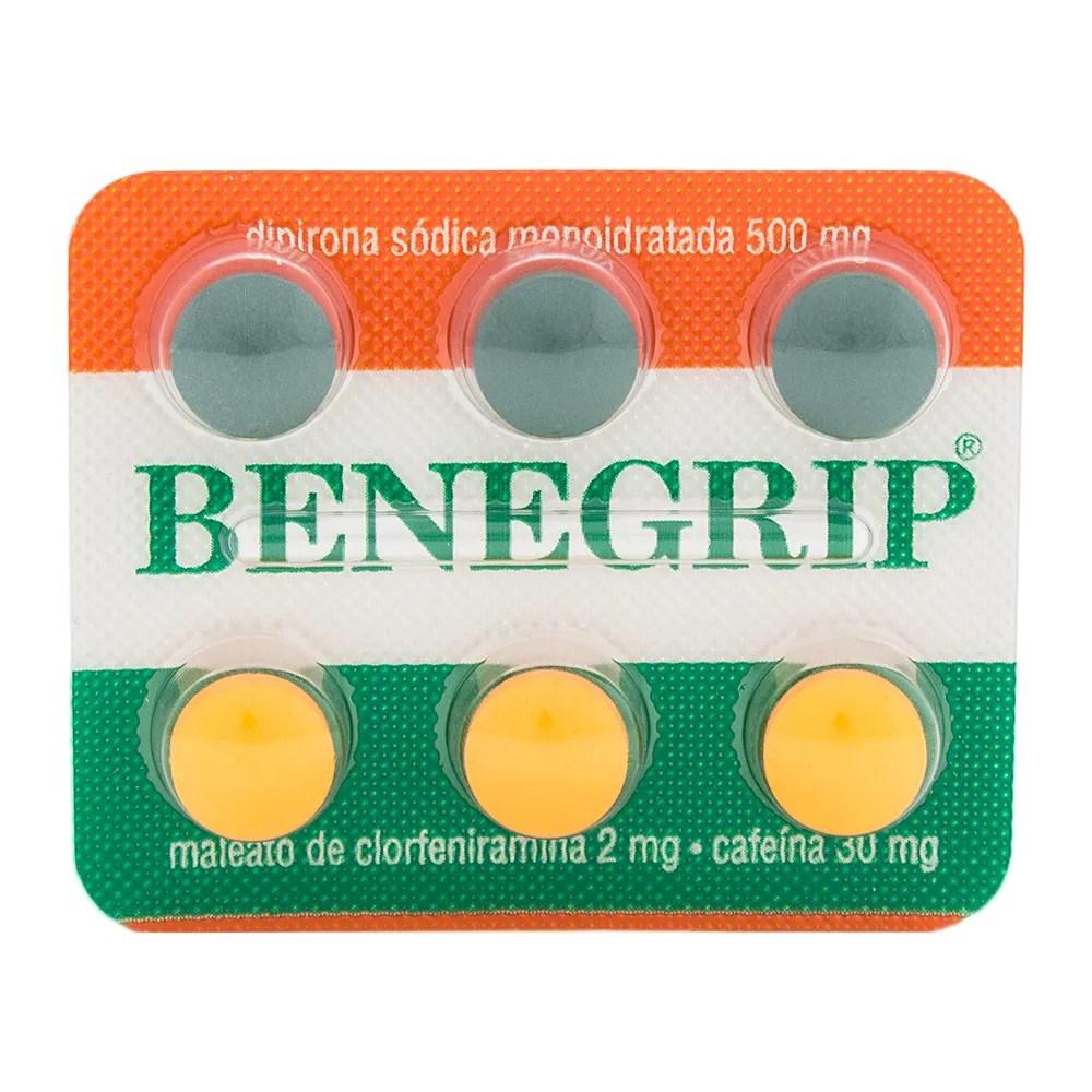 Benegrip Comprimidos - Medicamentos - Drogaria Araujo Benegrip Comprimidos - Medicamentos - Drogaria Araujo