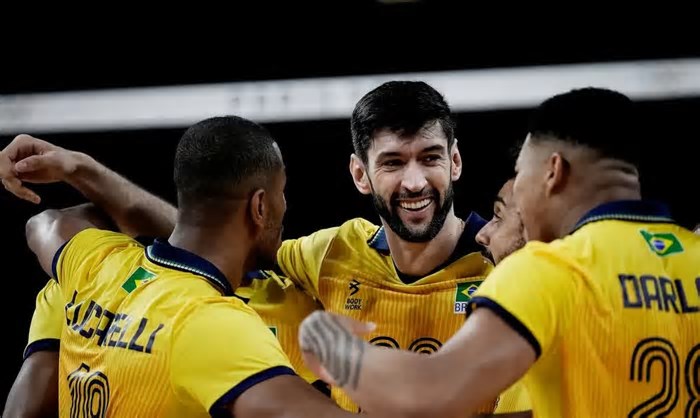 Larissa Manoela e o marido prestigiam a estreia do Brasil na VNL ... Vnl Hoje