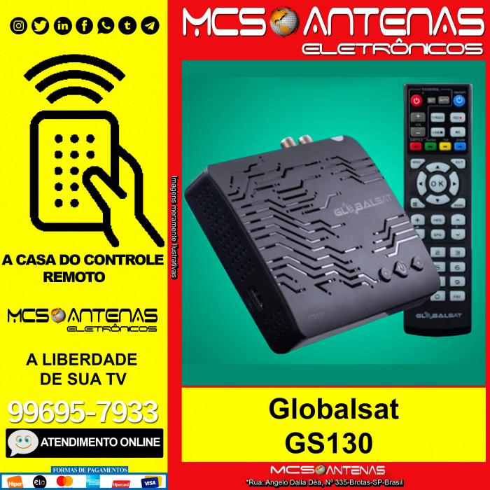Chegou o novo receptor Globalsat GS-130 com o processador ainda mais ... Chegou o novo receptor Globalsat GS-130 com o processador ainda mais ...