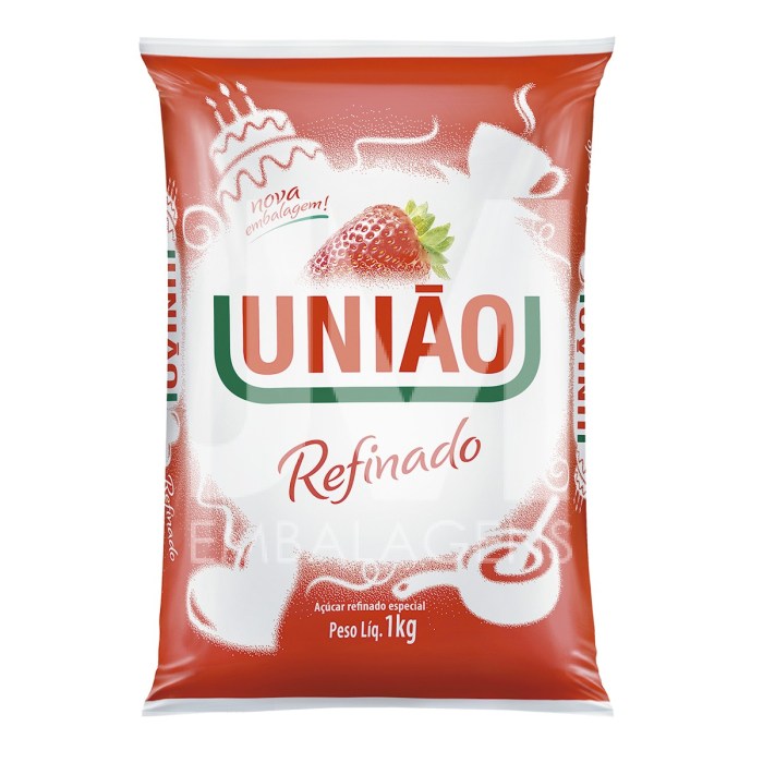 Açúcar Refinado União - JM Embalagens Açúcar Refinado Preço
