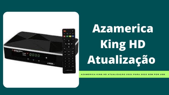 Azamerica King GX PRO Atualização 2021 Para 2022 Por USB Atualização Azamerica Silver Gx Pro