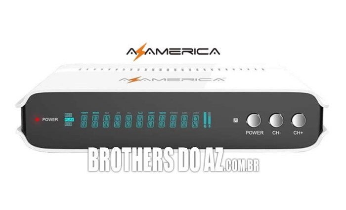 Azamerica S2015 Atualização V3.4.5 - 25/08/2022 Azamerica