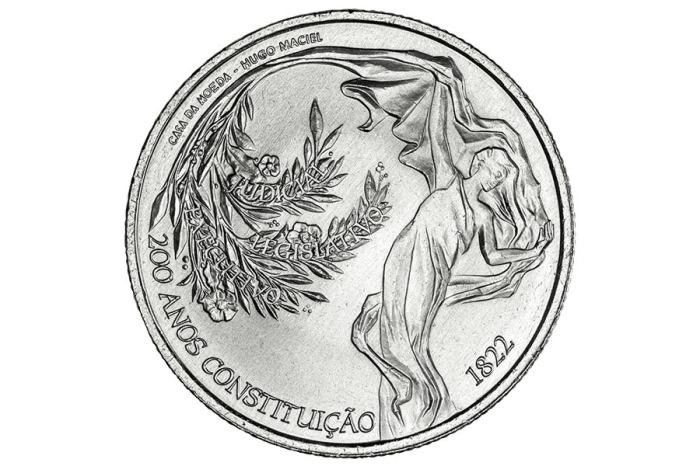 BC lança moeda comemorativa dos 200 anos da primeira Constituição do ... Ano Da Primeira Constituição Do Brasil
