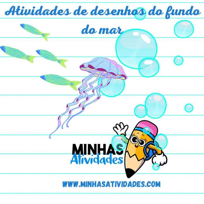Atividades De Desenhos Do Fundo Do Mar Do Fundo Do Mar 2