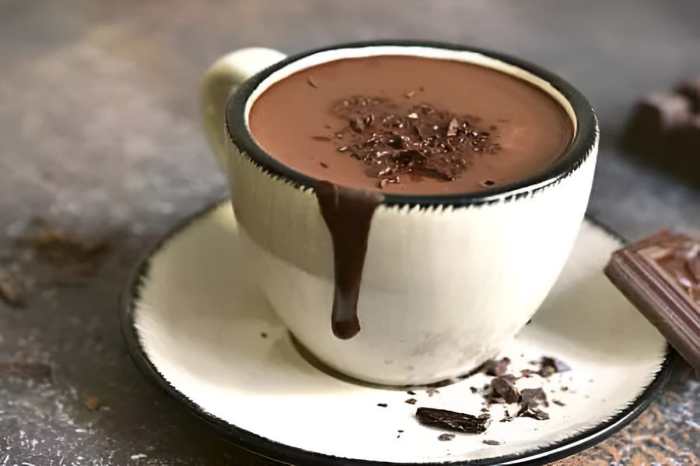 Chocolate quente com leite condensado bem fácil de fazer e fica delicioso Chocolate quente com leite condensado bem fácil de fazer e fica delicioso