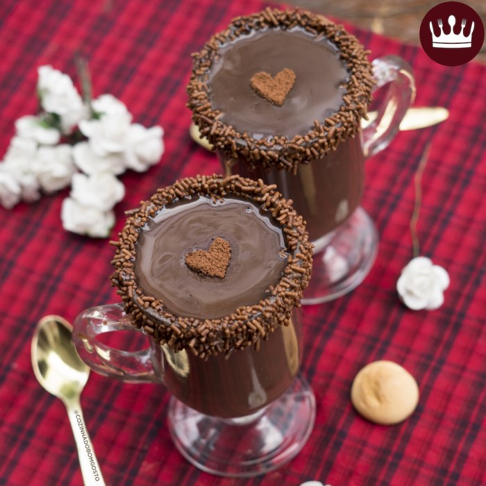CHOCOLATE QUENTE CREMOSO COM NUTELLA – Cozinha do Bom Gosto Chocolate Quente Cremoso