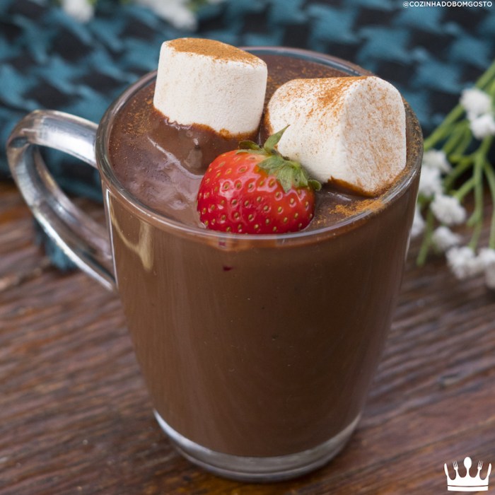 Chocolate quente cremoso - Receita de Vovó Chocolate quente cremoso - Receita de Vovó