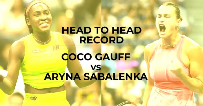 Coco Gauff vs Aryna Sabalenka: UK start time, prediction, H2H record ... Coco Gauff vs Aryna Sabalenka: UK start time, prediction, H2H record ...