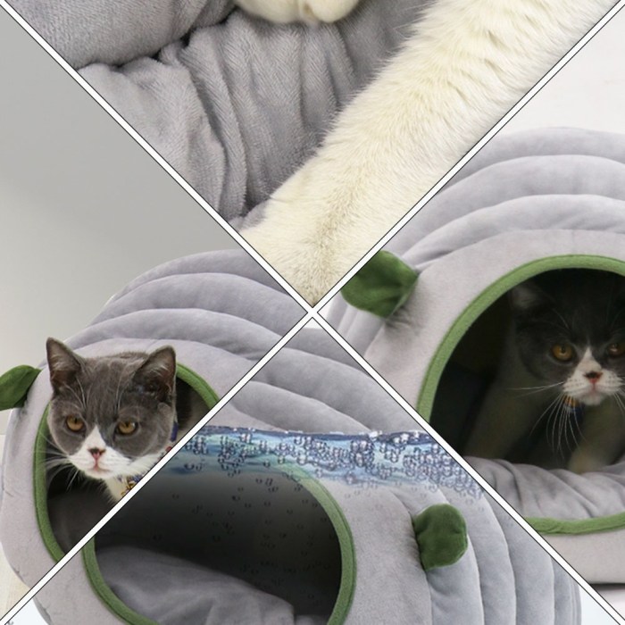 1pc Pet Saco De Dormir Cama De Gato Lindo Gato Casa Ninho Gu | Mercado ... Saco De Dormir Para Gatos